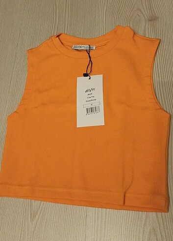 Dilvin Crop Top- Oranj
