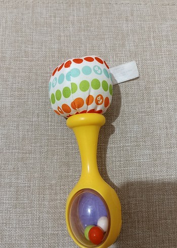 Beden Renk Renkli Diş Kaşıyıcı ve Çıngırak Seti