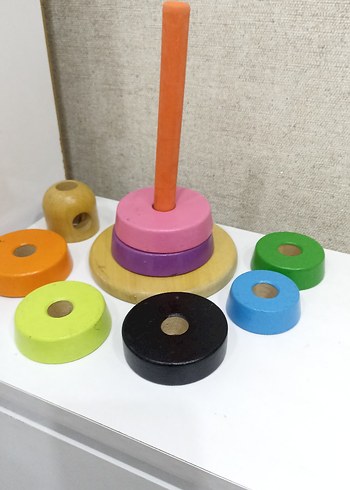 Beden Renk Ikea Renkli Ahşap Eğitici Oyuncak