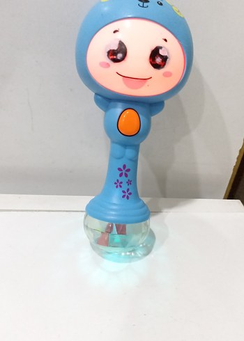 Fisher Price babycim neşeli surat müzikli ışıklı marakas