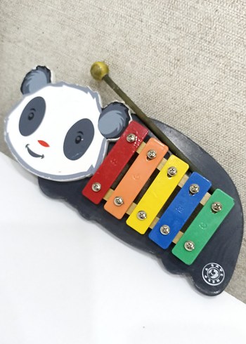 Fisher Price Renkli Panda Figürlü Ahşap Ksilofon