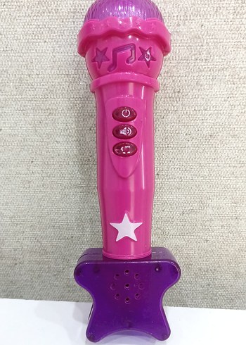 Fisher Price Renkli Pembe Müzikli Oyuncak Mikrofon