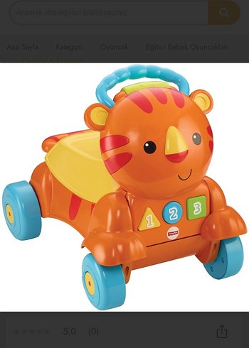 Fisher Price Fisher Price Turuncu Renkli Bebek Yürüteci