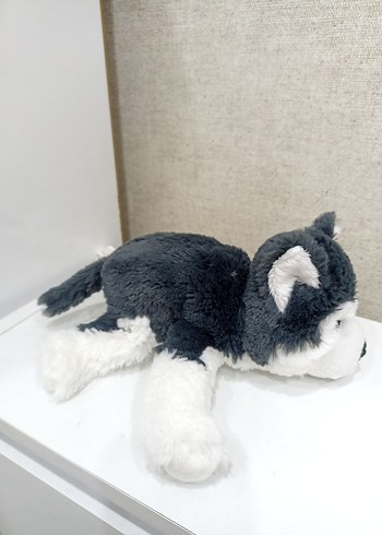 Beden ikea Gri ve beyaz peluş köpek oyuncak