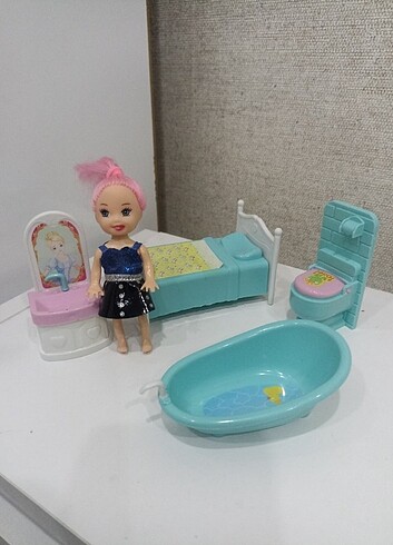  Beden Barbie bebek ev eşyaları 