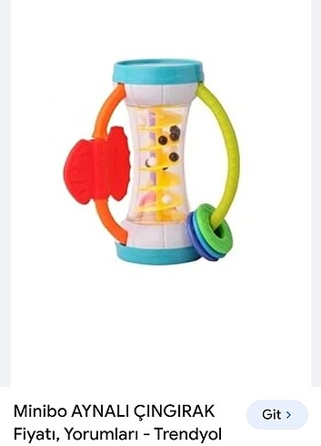 Fisher Price Bondigo aynalı çıngırak