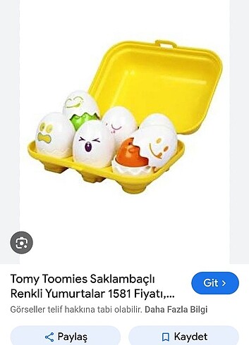 Fisher Price Saklambaçli yumurtalar.