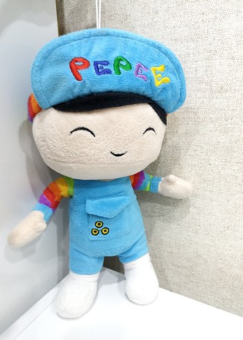 Peluş oyuncak pepe sesli