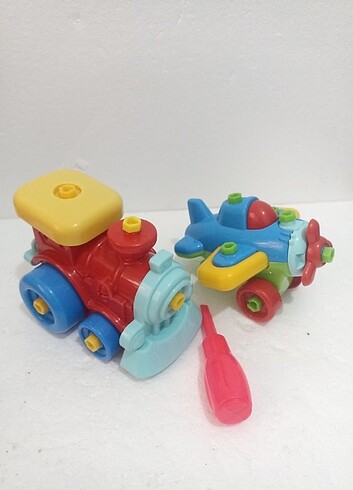  Beden Renk Sök tak oyuncaklar.tren ve uçak İkilisi
