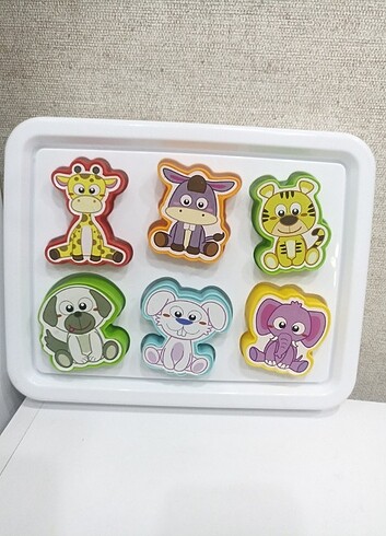 Beden Renk Hayvanlar puzzle yapboz