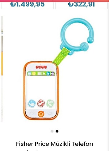 Beden Renk Fisherprice bebek telefonu.tek ürün fiyatı.