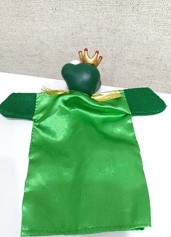 El kuklası  kurbağa prens vintage  - Görsel 5