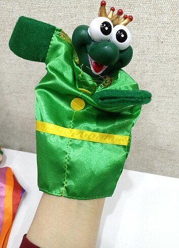 El kuklası  kurbağa prens vintage  - Görsel 6