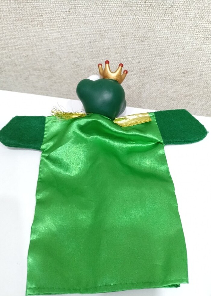 El kuklası  kurbağa prens vintage  - Görsel 5