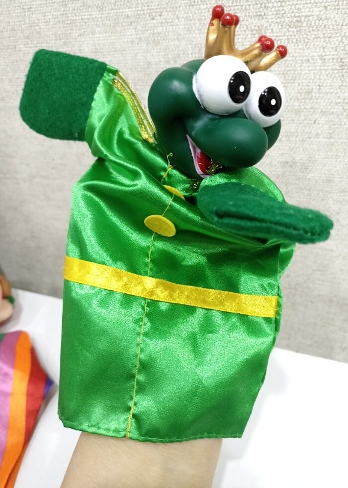 El kuklası  kurbağa prens vintage  - Görsel 3