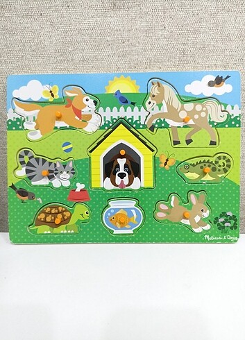 Melisa doug evcil hayvanlar puzzle 