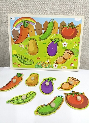 Melissa Sebzeler ahşap puzzle