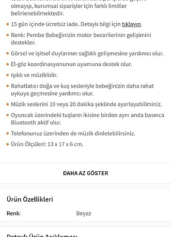 Babycim  müzikli isikli ve bluetoothludur. - Görsel 8