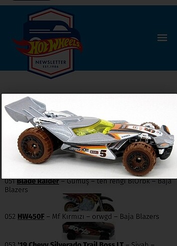 Beden Renk Hotwheels 2022 c araba