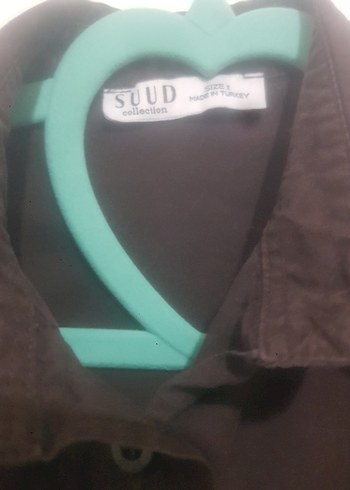 Suud Düğmeli Kahverengi Uzun Kollu Kadın Gömlek - Görsel 3