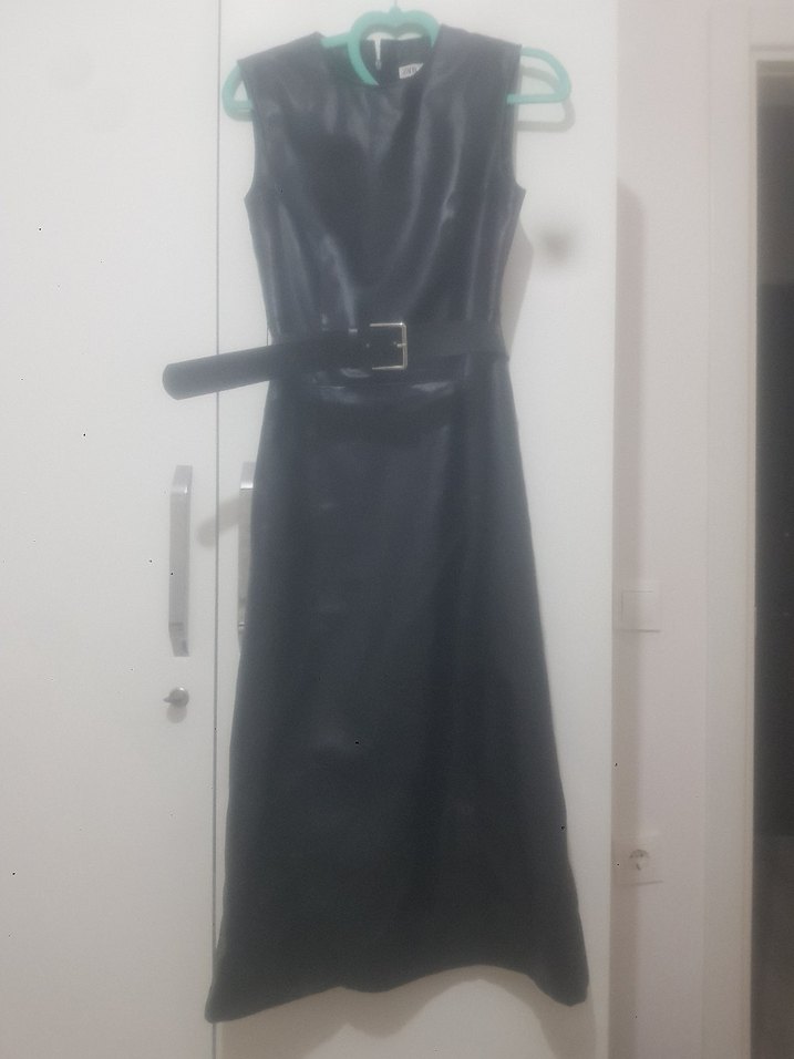 Zara deri midi elbise - Görsel 2