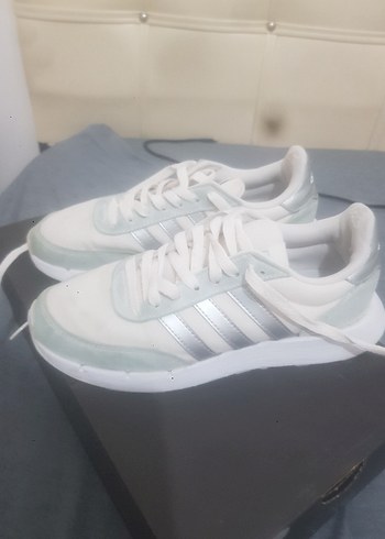 Beyaz Pastel Kadın Spor Ayakkabı - Görsel 3