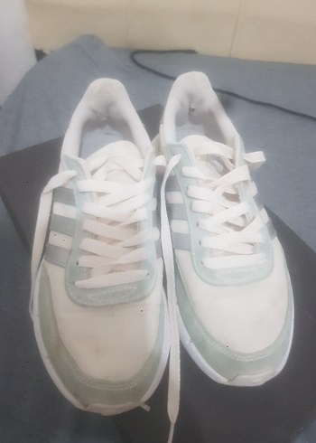 Beyaz Pastel Kadın Spor Ayakkabı - Görsel 2