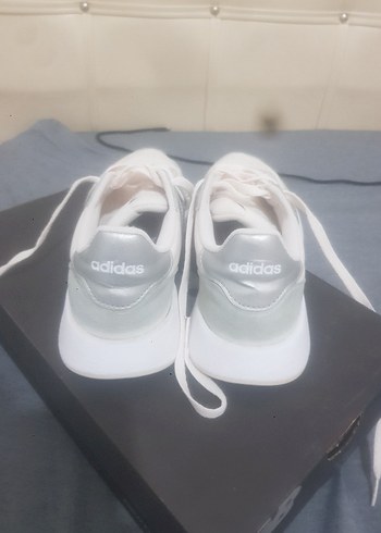 Beyaz Pastel Kadın Spor Ayakkabı - Görsel 4