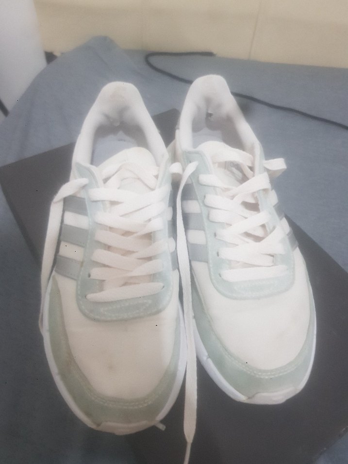 Beyaz Pastel Kadın Spor Ayakkabı - Görsel 2