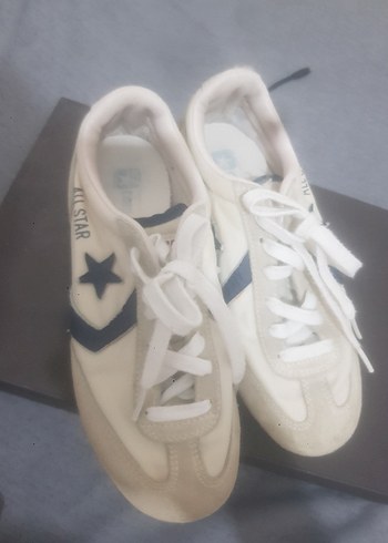 Kadın Beyaz Spor Ayakkabı Wedge Topuklu - Görsel 4