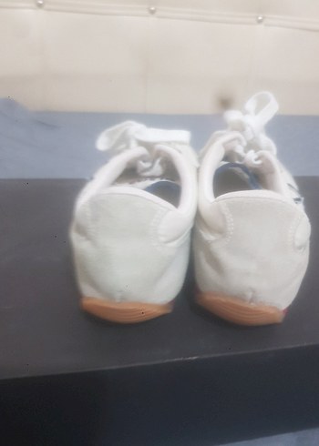 Kadın Beyaz Spor Ayakkabı Wedge Topuklu - Görsel 2