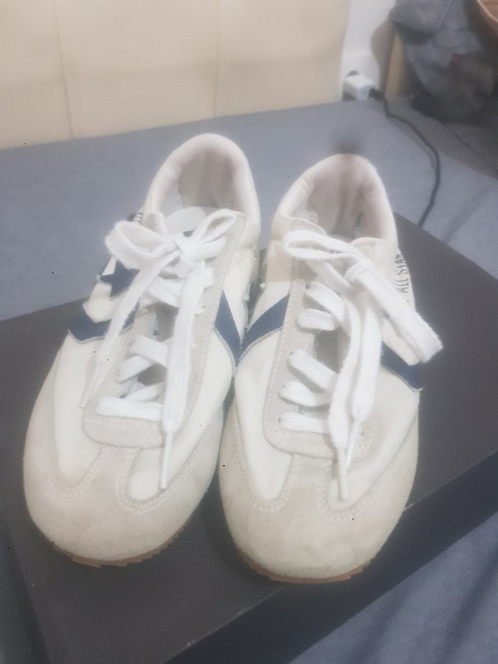 Kadın Beyaz Spor Ayakkabı Wedge Topuklu - Görsel 3