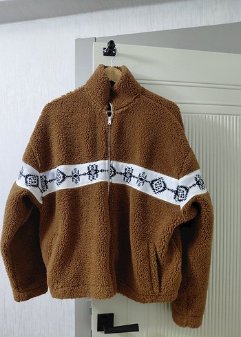 Asos L Beden Oversize Peluş Ceket - Görsel 2