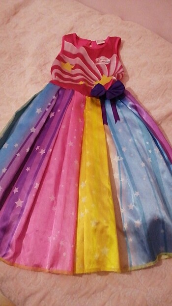 Barbie kız çocuk kostüm 6-8yaş