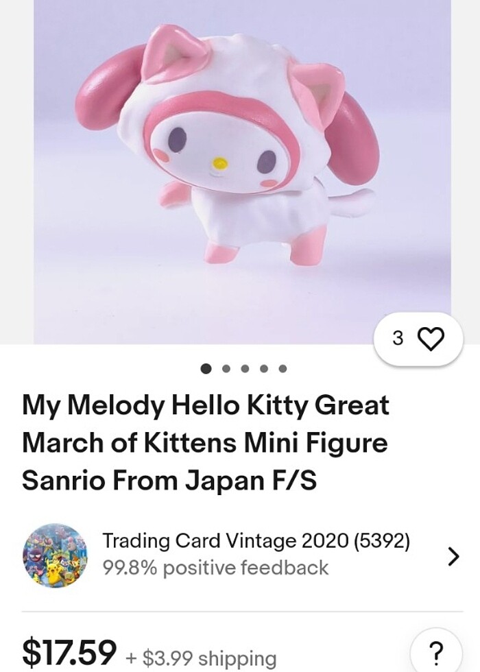 My melody puppy figür - Görsel 5