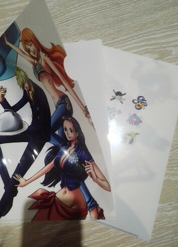 One piece clear dosya 2li set