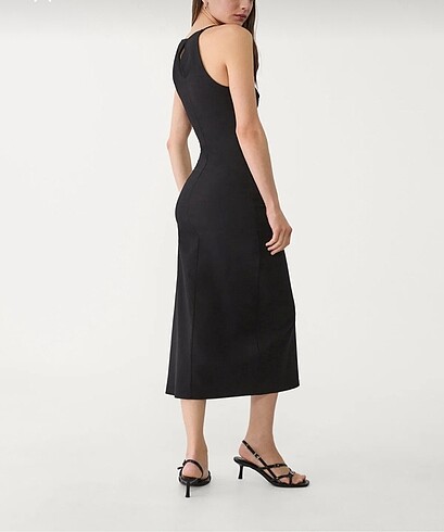 Stradivarius halter yaka elbise