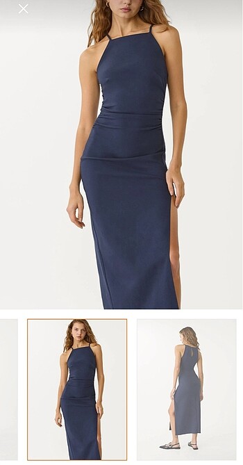 Stradivarius halter elbise
