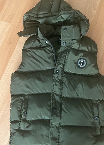 Düğmeli Kapüşonlu Unisex Şişme Yelek