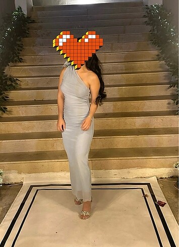 Bebe mavisi abiye elbise
