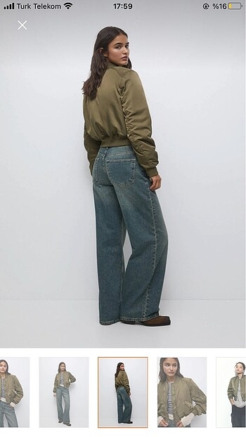 Pull and Bear Pull and bear etiketli bomber ceket