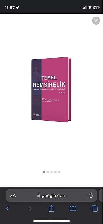 Temel hemşirelik kitabi