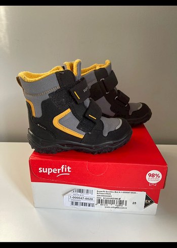 Superfit Gri Erkek Çocuk Botu Velcro