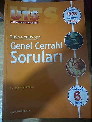 TUS uts genel cerrahi levent kodal soru kitabı