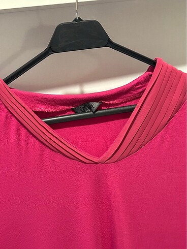Cotton Bar Fuşya Penye Bluz/Tunik