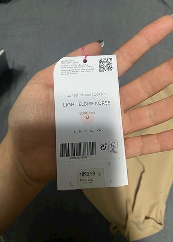 Bej Midi Hemşire Korsesi - Görsel 6