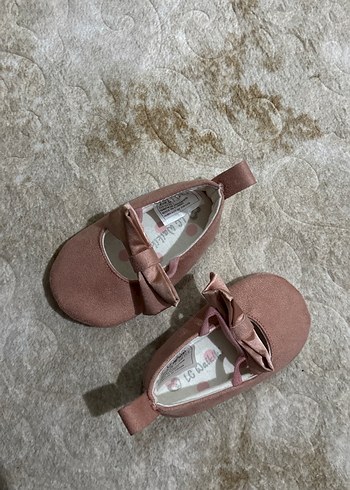 Kız Çocuk Pembe Fiyonklu Balerin Ayakkabı - Görsel 3