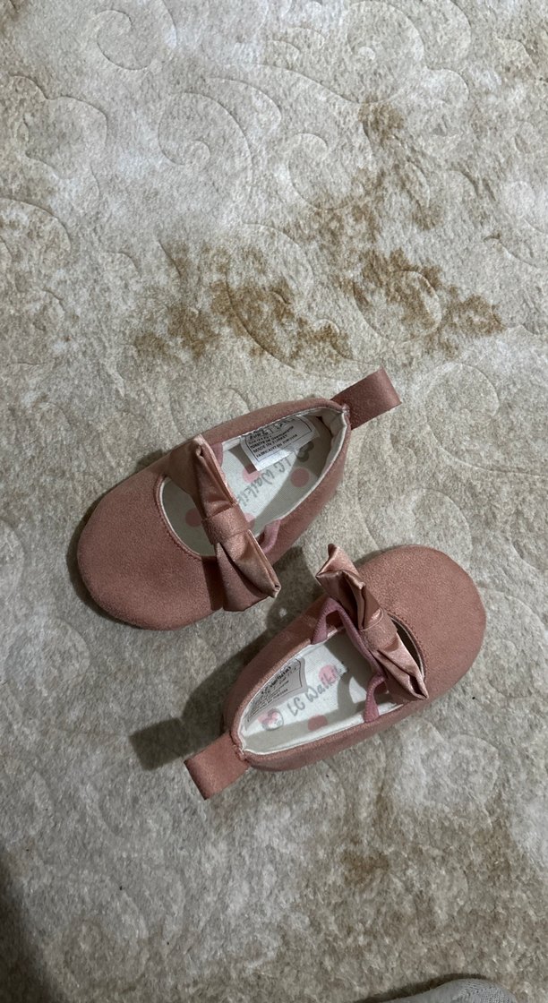 Kız Çocuk Pembe Fiyonklu Balerin Ayakkabı - Görsel 3