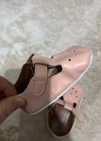 Pembe Kız Bebek İlk Adım Ayakkabısı - Görsel 2