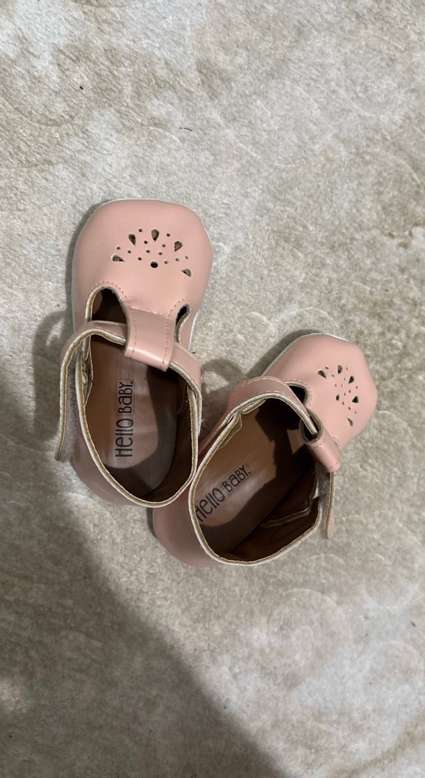 Pembe Kız Bebek İlk Adım Ayakkabısı - Görsel 5